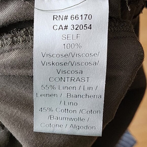 Elevenses Army Green Pleated Front Utility Jogger Pants - Picture 8 of 8